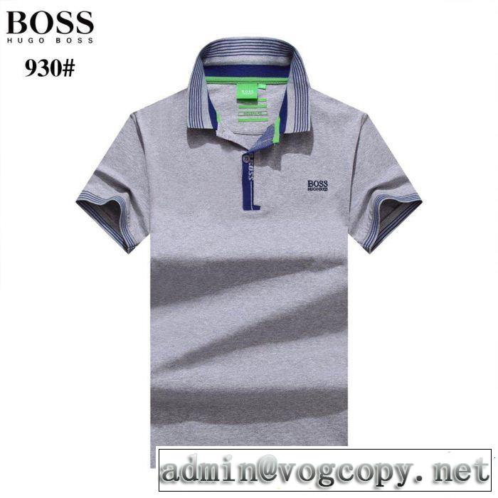 HUGO BOSS ヒューゴボス 半袖Tシャツ 4色可選 2019春夏も引き続きトレンド 今年の夏は着こなし