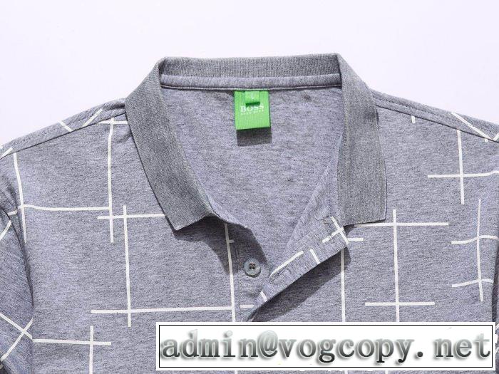 サラサラの着心地 HUGO BOSS ヒューゴボス 半袖Tシャツ 4色可選 ちょっと大人の印象