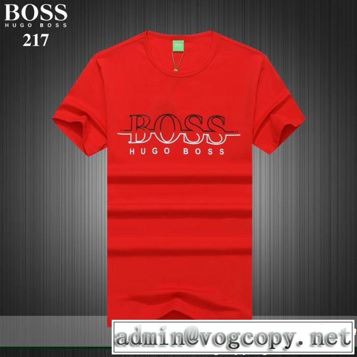 HUGO BOSS ヒューゴボス 半袖Tシャツ 3色可選 魅力的な今年らしい 2019即旬な装いに