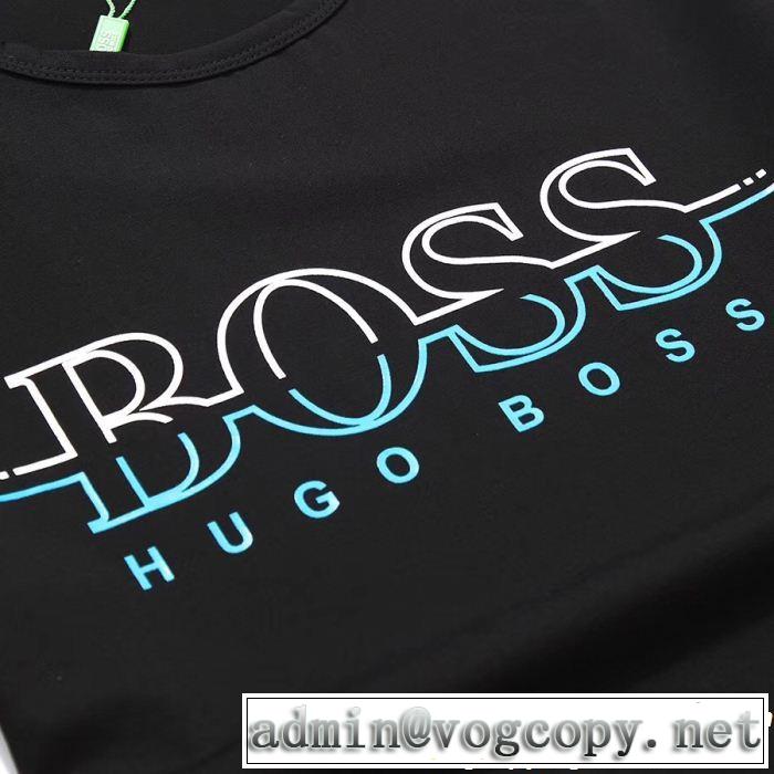 HUGO BOSS ヒューゴボス 半袖Tシャツ 3色可選 魅力的な今年らしい 2019即旬な装いに