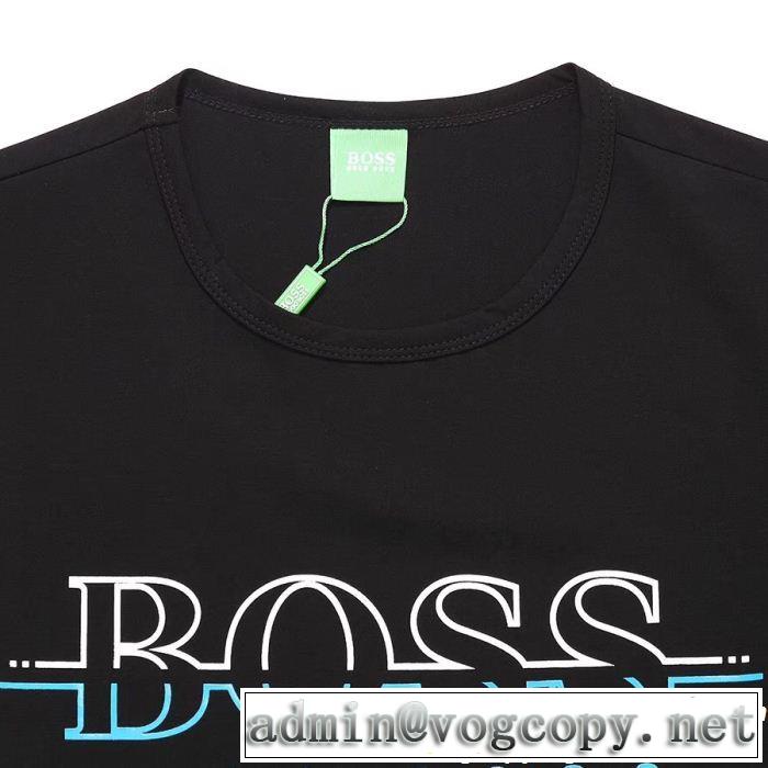 HUGO BOSS ヒューゴボス 半袖Tシャツ 3色可選 魅力的な今年らしい 2019即旬な装いに