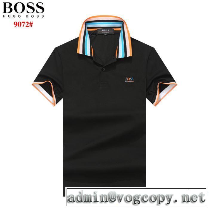 HUGO BOSS ヒューゴボス 半袖Tシャツ 3色可選 2019年春夏のトレンドアイテム クラシカルな雰囲気