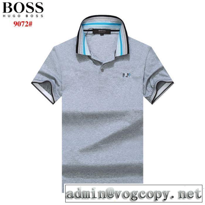 HUGO BOSS ヒューゴボス 半袖Tシャツ 3色可選 2019年春夏のトレンドアイテム クラシカルな雰囲気