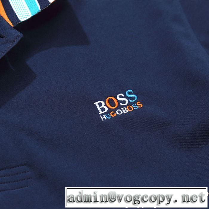 HUGO BOSS ヒューゴボス 半袖Tシャツ 3色可選 2019年春夏のトレンドアイテム クラシカルな雰囲気