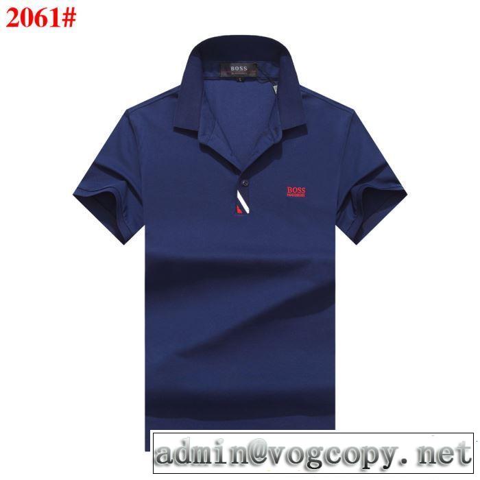 高級感が好評です HUGO BOSS ヒューゴボス 半袖Tシャツ 3色可選 2019春夏も引き続き人気セール