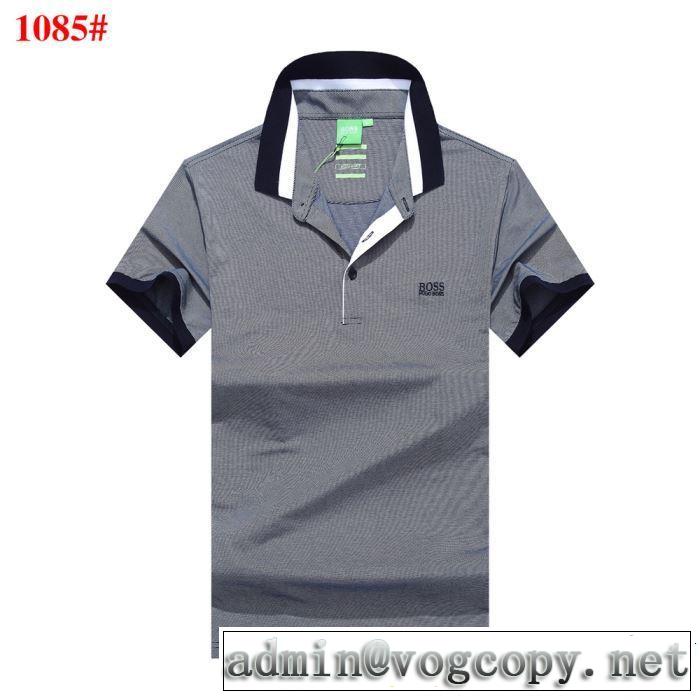 HUGO BOSS ヒューゴボス 半袖Tシャツ 3色可選 おしゃれな夏ファッション2019 海外セレブは大人気