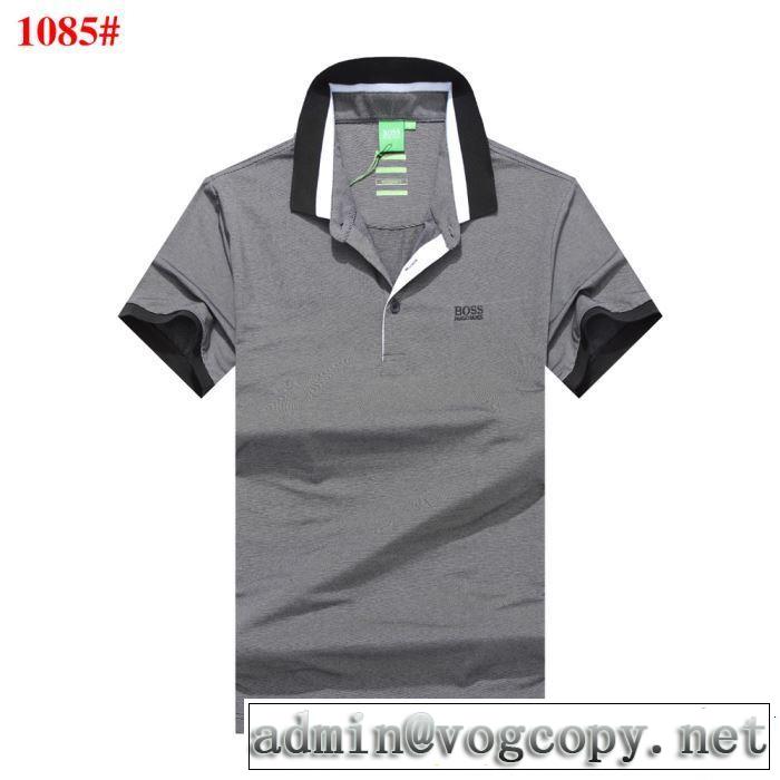 HUGO BOSS ヒューゴボス 半袖Tシャツ 3色可選 おしゃれな夏ファッション2019 海外セレブは大人気