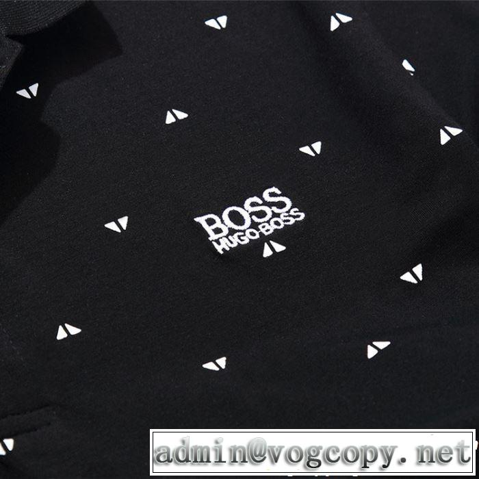 4色可選 知的な夏のスタイル 《2019年》今、注目のストリート HUGO BOSS ヒューゴボス 半袖Tシャツ