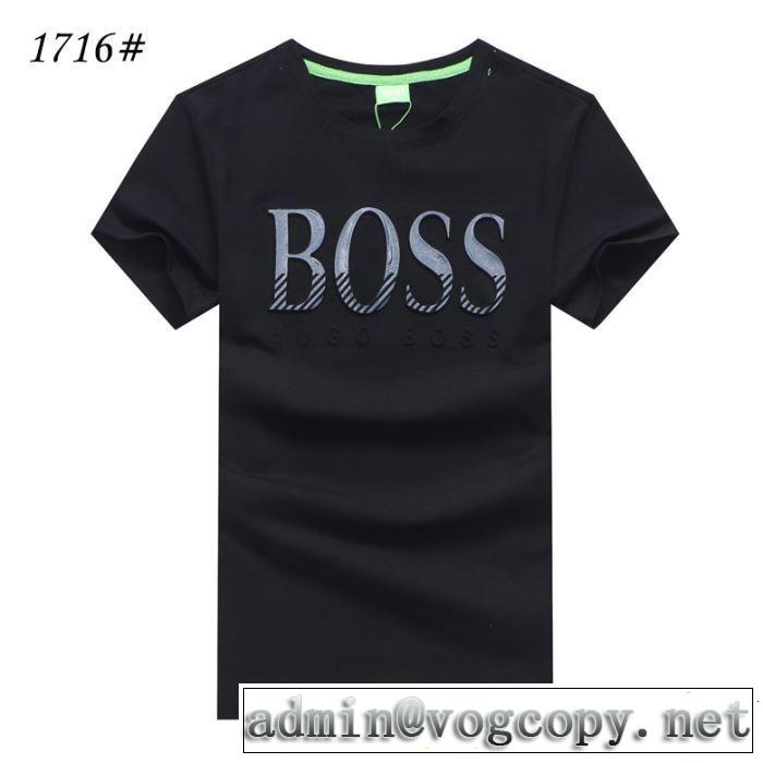 キレイめ感が強い 2019春夏の大注目トレンド HUGO BOSS ヒューゴボス 半袖Tシャツ 4色可選