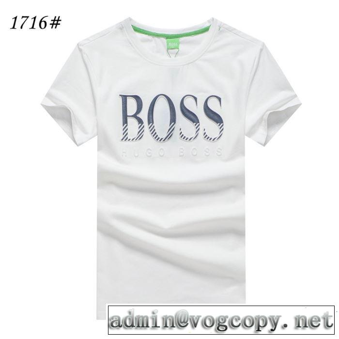 キレイめ感が強い 2019春夏の大注目トレンド HUGO BOSS ヒューゴボス 半袖Tシャツ 4色可選