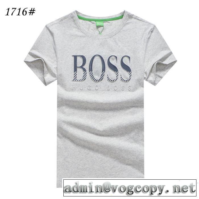 キレイめ感が強い 2019春夏の大注目トレンド HUGO BOSS ヒューゴボス 半袖Tシャツ 4色可選