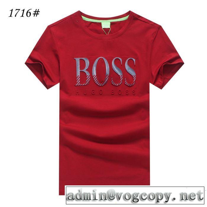 キレイめ感が強い 2019春夏の大注目トレンド HUGO BOSS ヒューゴボス 半袖Tシャツ 4色可選
