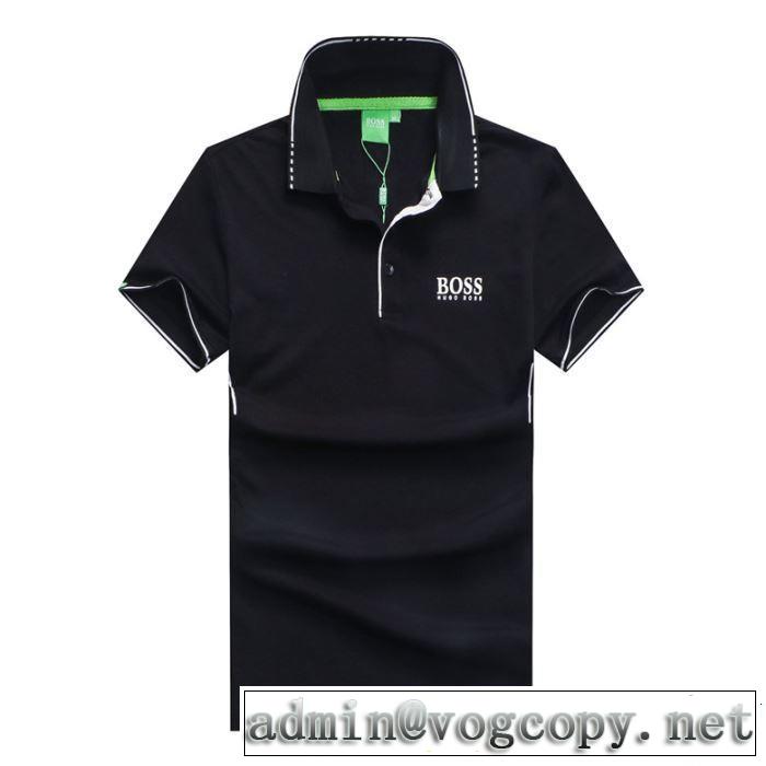 2019年の夏のマスト おすすめ大人かわいい着こなし HUGO BOSS ヒューゴボス 半袖Tシャツ 3色可選