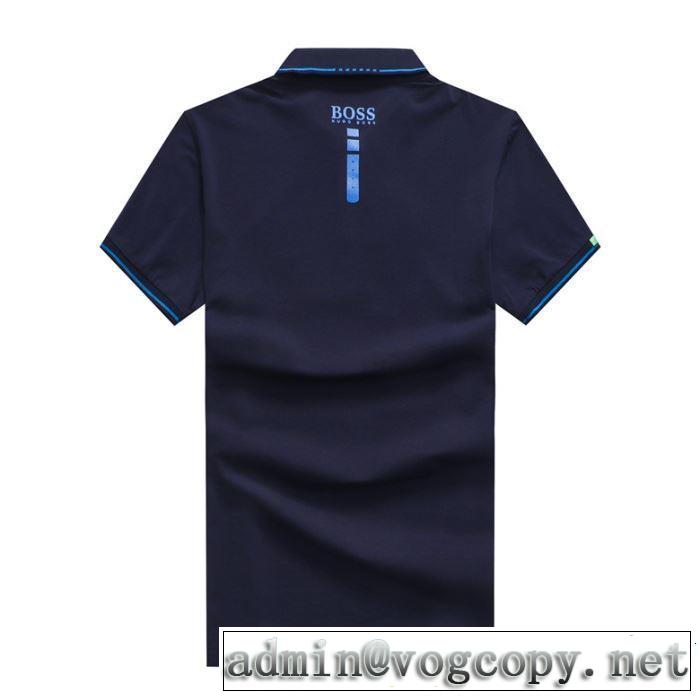 2019年の夏のマスト おすすめ大人かわいい着こなし HUGO BOSS ヒューゴボス 半袖Tシャツ 3色可選