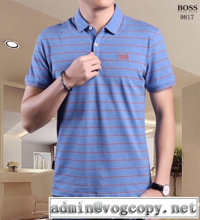 HUGO BOSS ヒューゴボス 半袖Tシャツ 3色可選 注目度が高まり最新コレクション 2019春夏は人気定番