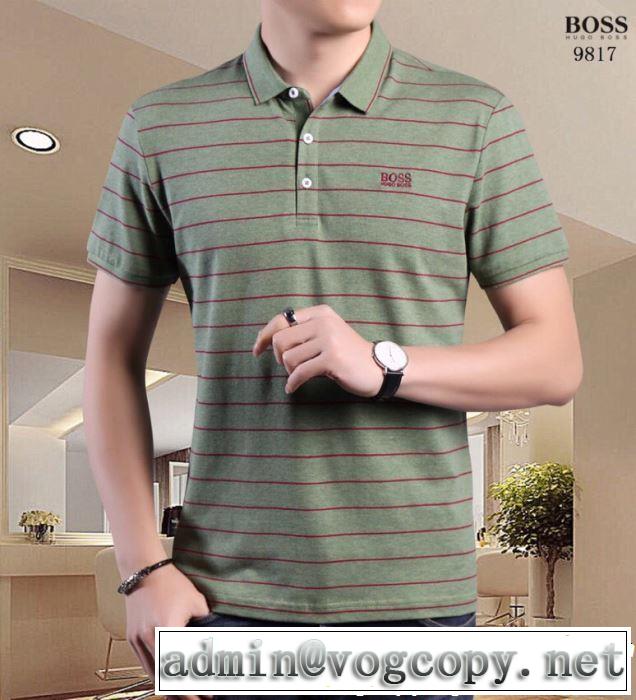 HUGO BOSS ヒューゴボス 半袖Tシャツ 3色可選 注目度が高まり最新コレクション 2019春夏は人気定番