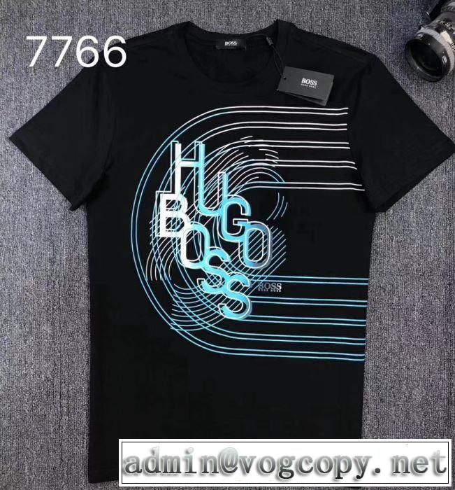 ギフト最適期間限定 ヒューゴボス 2色可選 2019限定 男性に人気 HUGO BOSS Tシャツ/半袖