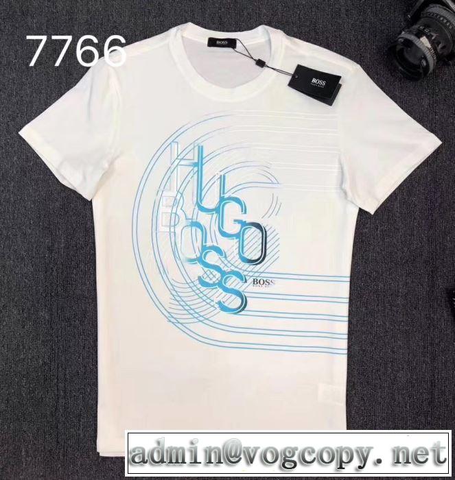 ギフト最適期間限定 ヒューゴボス 2色可選 2019限定 男性に人気 HUGO BOSS Tシャツ/半袖