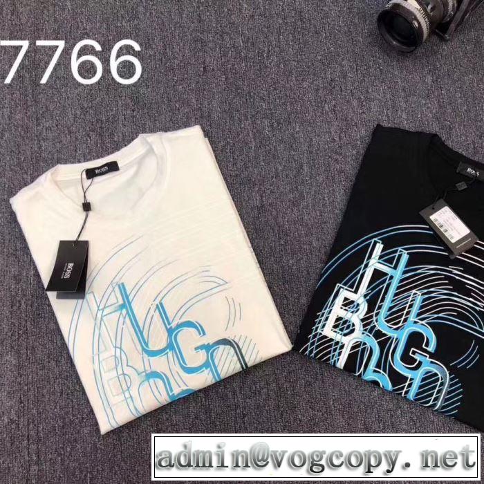 ギフト最適期間限定 ヒューゴボス 2色可選 2019限定 男性に人気 HUGO BOSS Tシャツ/半袖