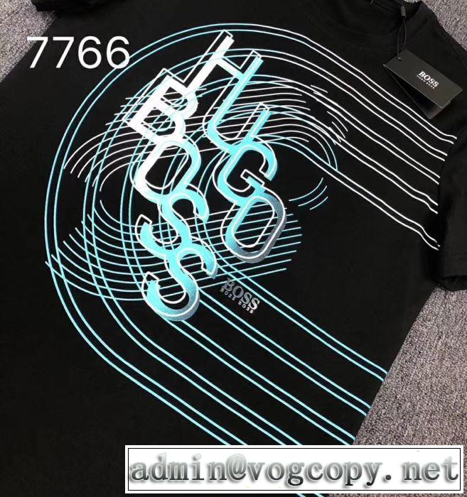 ギフト最適期間限定 ヒューゴボス 2色可選 2019限定 男性に人気 HUGO BOSS Tシャツ/半袖