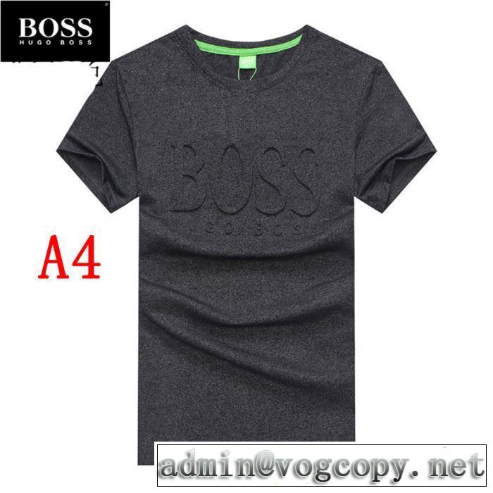 2019春夏の大注目トレンド HUGO BOSS Tシャツ/半袖 4色可選 人気商品  ヒューゴボスVIPセールでお得