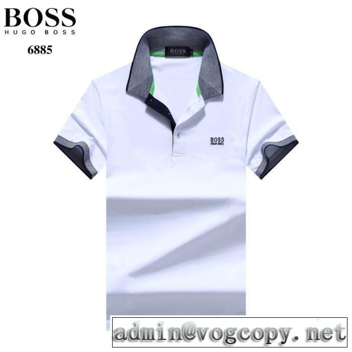 2019夏色っぽさ ヒューゴボス HUGO BOSS  夏の王道　適度な上品さ 半袖Tシャツ 多色可選 おしゃれデザインも大人気