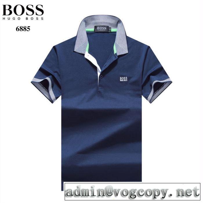 2019夏色っぽさ ヒューゴボス HUGO BOSS  夏の王道　適度な上品さ 半袖Tシャツ 多色可選 おしゃれデザインも大人気