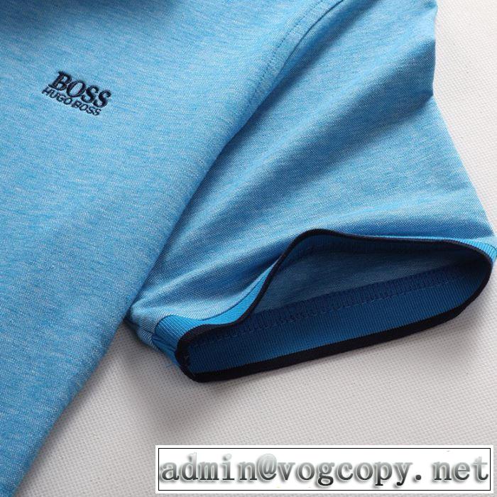 半袖Tシャツ  ヒューゴボス オシャレ印象で人気の高い HUGO BOSS  2019即旬な装いに 2色可選 夏らしい季節感