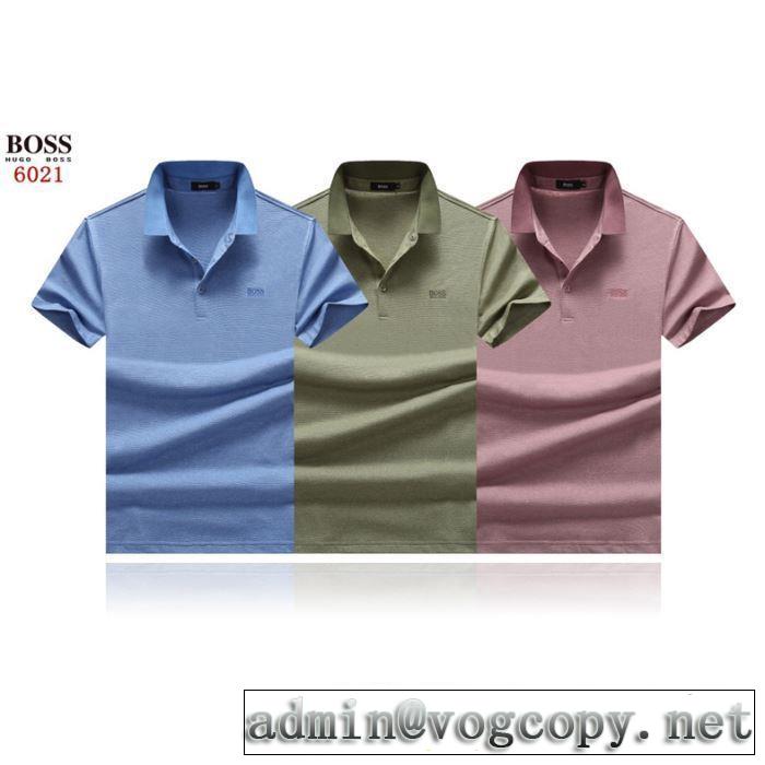 3色可選 クールな印象を引き立て ヒューゴボス HUGO BOSS この夏は注目新作半袖Tシャツ 2019年の夏のマスト