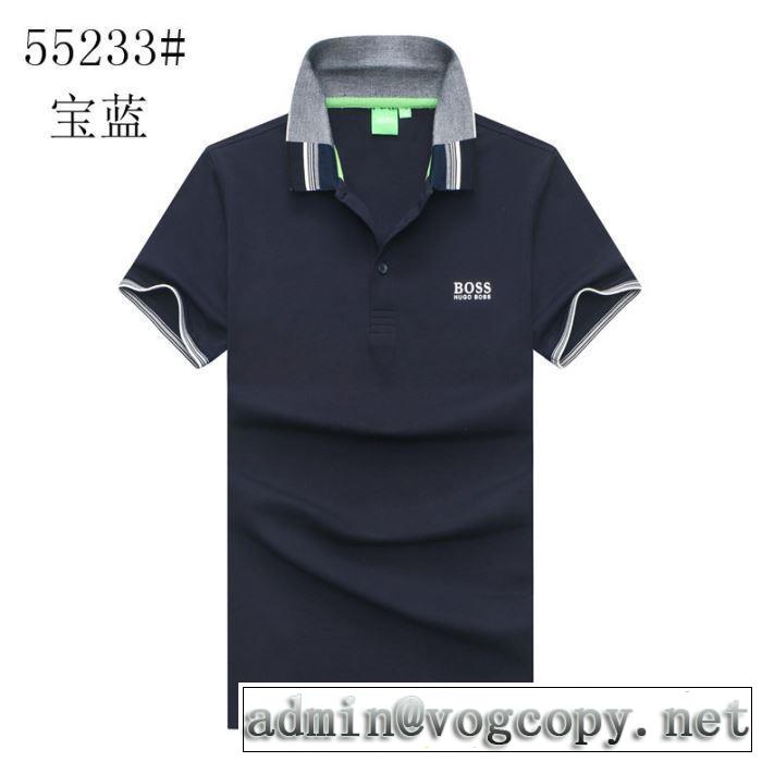 大人らしく仕上げ ヒューゴボス HUGO BOSS 2019年春夏シーズンの人気 半袖Tシャツ 多色可選 わやか夏スタイル新品