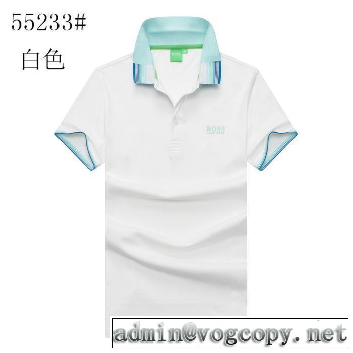 大人らしく仕上げ ヒューゴボス HUGO BOSS 2019年春夏シーズンの人気 半袖Tシャツ 多色可選 わやか夏スタイル新品