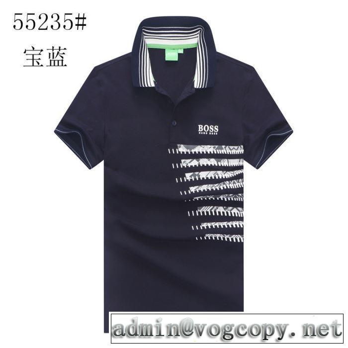 スタイルUPして着こなす 2色可選 ヒューゴボス おしゃれな大人の着こなし HUGO BOSS 半袖Tシャツ 2019年春夏のトレンドアイテム 