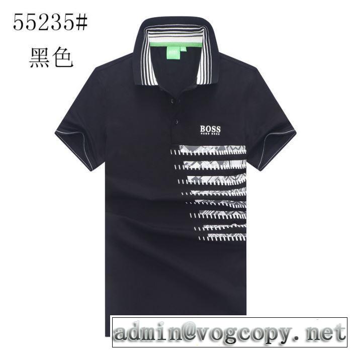 スタイルUPして着こなす 2色可選 ヒューゴボス おしゃれな大人の着こなし HUGO BOSS 半袖Tシャツ 2019年春夏のトレンドアイテム