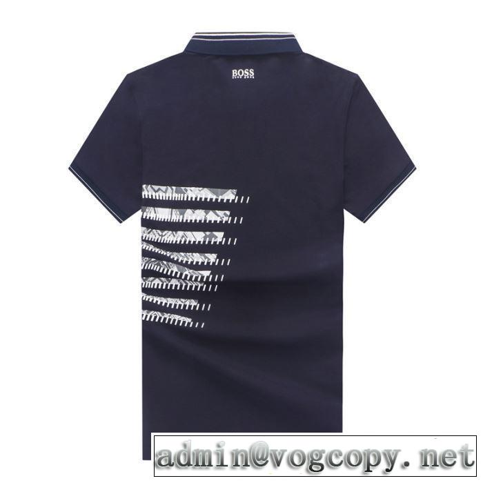 スタイルUPして着こなす 2色可選 ヒューゴボス おしゃれな大人の着こなし HUGO BOSS 半袖Tシャツ 2019年春夏のトレンドアイテム