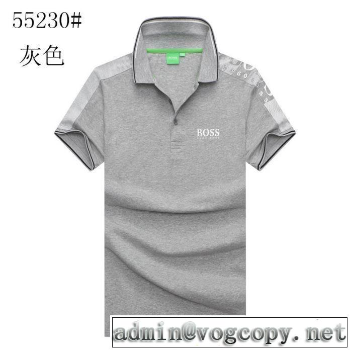 多色可選 トレンド感があって涼しげ ヒューゴボス HUGO BOSS  半袖Tシャツ 2019年夏の一押しファッションアイテム