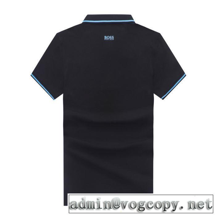 ヒューゴボス HUGO BOSS 夏の大人カジュアルスタイル  半袖Tシャツ 3色可選 2019年最新ファッション