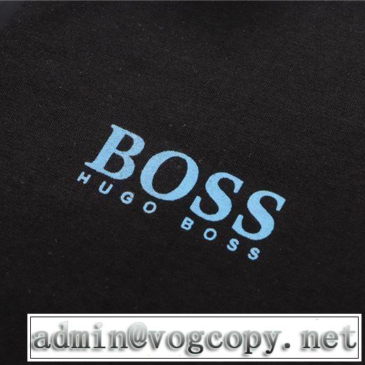 ヒューゴボス HUGO BOSS 夏の大人カジュアルスタイル  半袖Tシャツ 3色可選 2019年最新ファッション