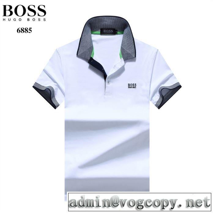 上品な涼やかさある印象に ヒューゴボス  多色可選 HUGO BOSS  2019春夏トレンドアイテム半袖Tシャツ 夏らしい品格が漂う