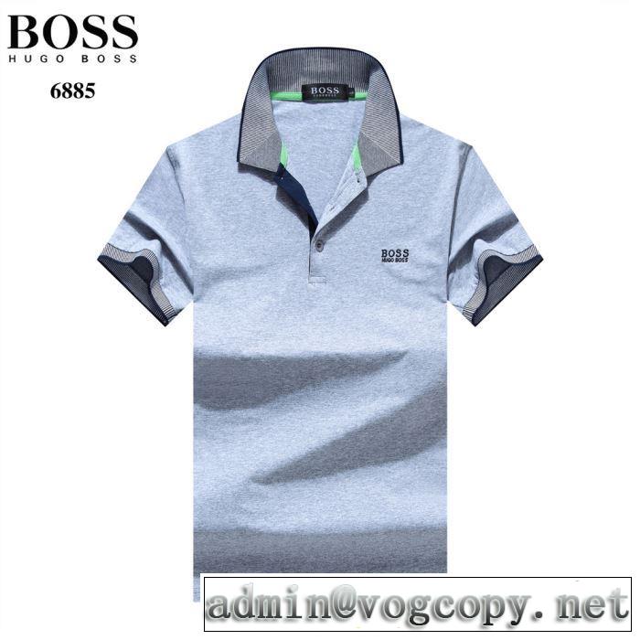 上品な涼やかさある印象に ヒューゴボス  多色可選 HUGO BOSS  2019春夏トレンドアイテム半袖Tシャツ 夏らしい品格が漂う