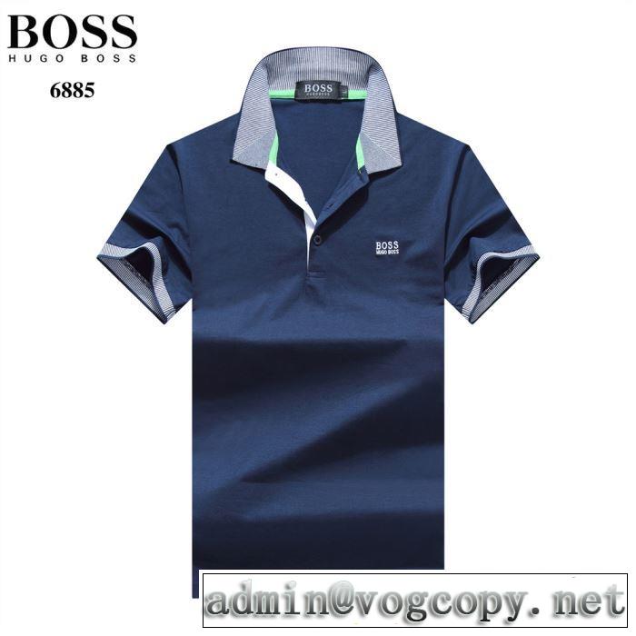 上品な涼やかさある印象に ヒューゴボス  多色可選 HUGO BOSS  2019春夏トレンドアイテム半袖Tシャツ 夏らしい品格が漂う
