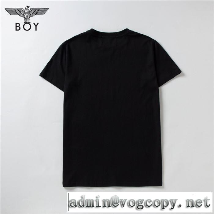 大人カジュアル上手に ボーイロンドン 2019SS BOY LONDON 最近のトレンドアイテム Tシャツ/半袖  2色可選