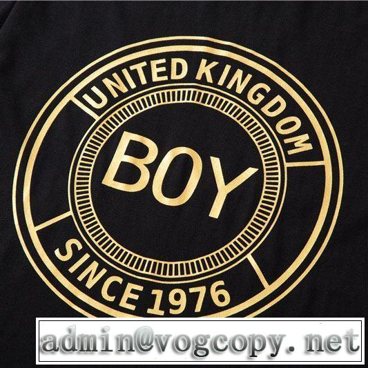 大人カジュアル上手に ボーイロンドン 2019SS BOY LONDON 最近のトレンドアイテム Tシャツ/半袖  2色可選