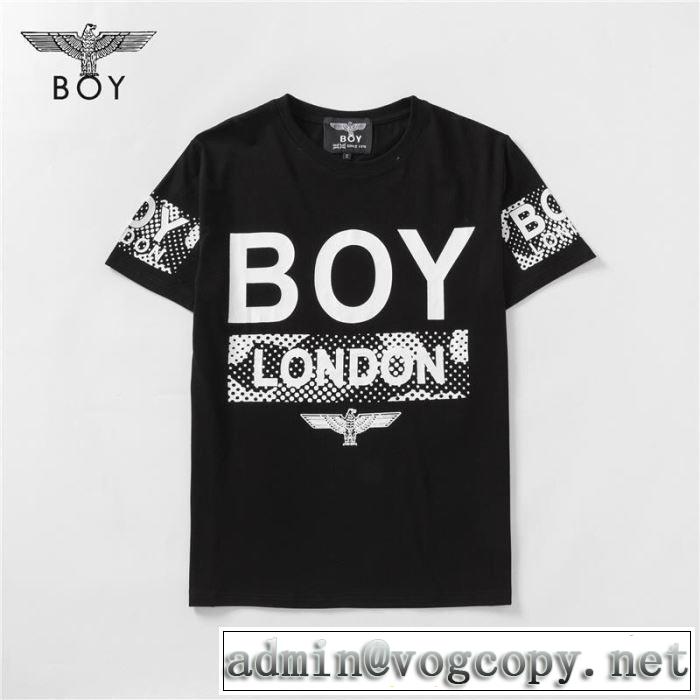 特に夏は人気アイテムBOY LONDON  2019年春夏シーズンの人気Tシャツ/半袖  2色可選 ボーイロンドン
