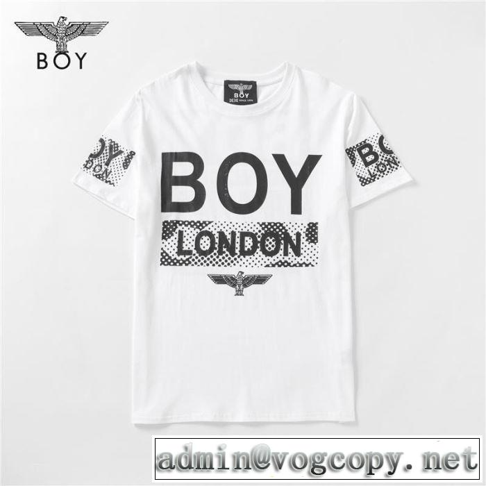 特に夏は人気アイテムBOY LONDON  2019年春夏シーズンの人気Tシャツ/半袖  2色可選 ボーイロンドン
