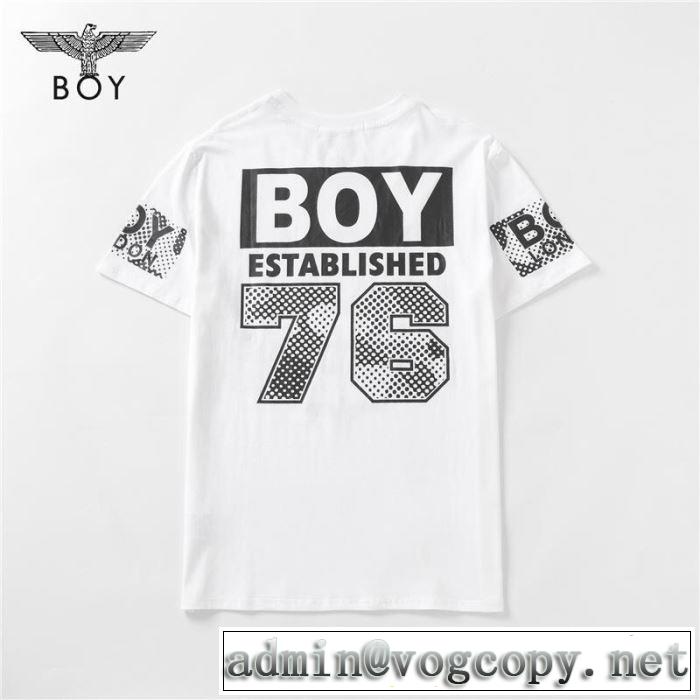 特に夏は人気アイテムBOY LONDON  2019年春夏シーズンの人気Tシャツ/半袖  2色可選 ボーイロンドン