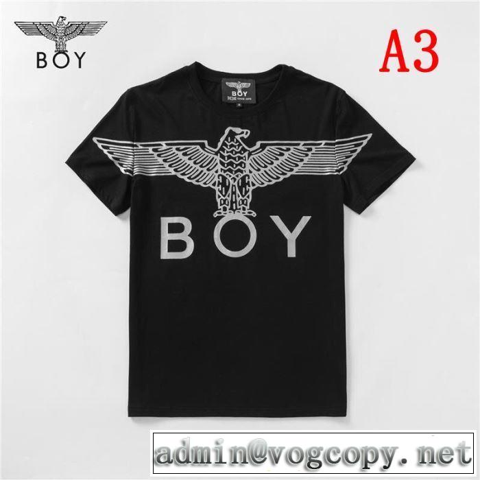3色可選 カジュアルファッションを楽しもう ボーイロンドン BOY LONDON  Tシャツ/半袖 2019年最新ファッション