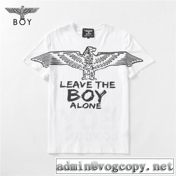 ボーイロンドンおしゃれデザインも大人気 BOY LONDON  2色可選2019SSのトレンド商品 Tシャツ/半袖
