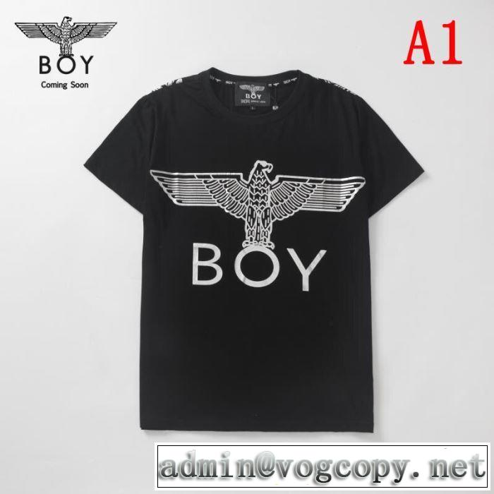 今季は特に注目ファション Tシャツ/半袖  2色可選 夏トレンドアイテム ボーイロンドン BOY LONDON