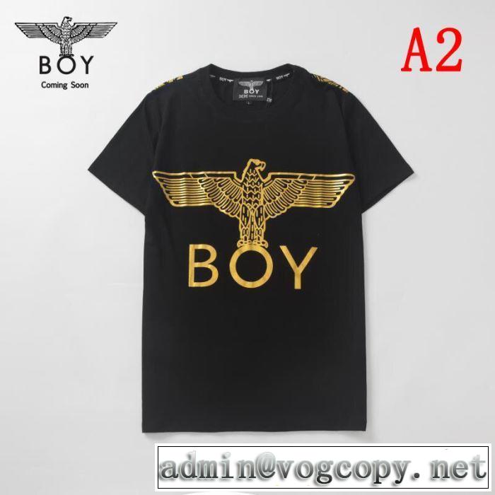 今季は特に注目ファション Tシャツ/半袖  2色可選 夏トレンドアイテム ボーイロンドン BOY LONDON