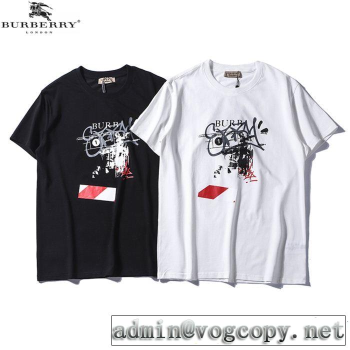 BURBERRY バーバリー 半袖Tシャツ 2色可選 2019年春夏流行ファッション 今年もトレンド